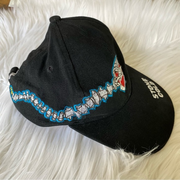 Vintage Stone Cold Steve Austin Bad To the Bonz Snapback Hat OSFA 90s 1998 WWF - Picture 2 of 10